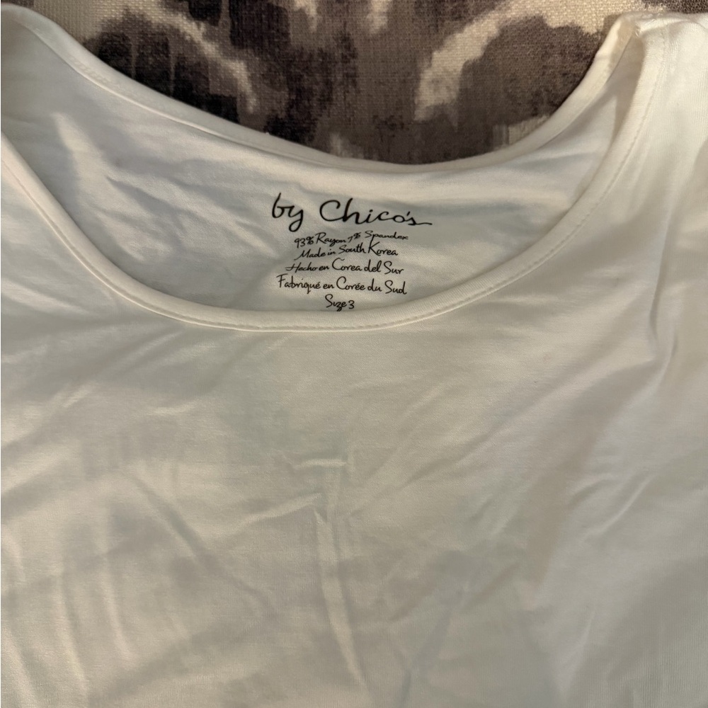 Chico's Cream long Sleeve Top